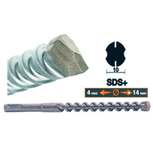 Буры R3 с хвостовиком SDS+ от Ø 4 ДО Ø 14 мм